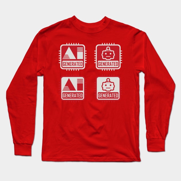 AI Generated Long Sleeve T-Shirt by Sanu Designs